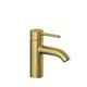 KLUDI-BOZZ-Waschtisch-EHM-75mm-mit-Push-Open-Ablaufventil-brushed-gold-38266N076 gallery number 1
